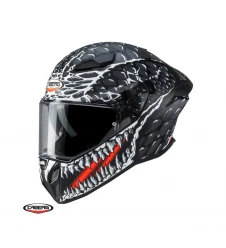 Casca integrala Caberg model Drift Evo II SV Crok H9 - Negru,Antracit,rosu fluor mat Pinlock ready