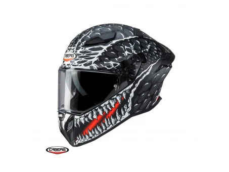 Casca integrala Caberg model Drift Evo II SV Crok H9 - Negru/antracit/rosu fluor mat Pinlock ready