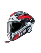 Casca integrala Caberg model Drift Evo II SV Jarama G0 Negru/Alb/Rosu lucios Pinlock ready