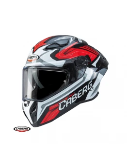 Casca integrala Caberg model Drift Evo II SV Jarama G0 Negru,alb,Rosu lucios Pinlock ready