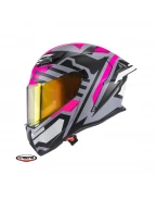 Casca integrala Caberg model Drift Evo II SV Horizon N6 gri/negru/fuchsia mat Pinlock ready