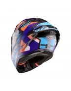 Casca integrală Caberg Drift Evo II SV Nobo R5 - Negru/Roșu/Albastru/mov mat | C2RH60R5