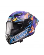 Casca integrală Caberg Drift Evo II SV Nobo R5 - Negru/Roșu/Albastru/mov mat | C2RH60R5