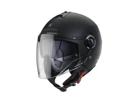 Casca open face CABERG Jet RIVIERA V4X - Negru mat