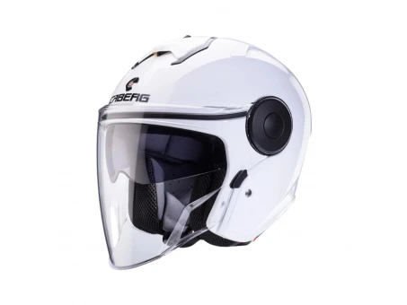 Casca open face (jet) Caberg model Soho SV A1 alb lucios