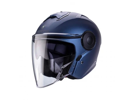 Casca open face (jet) Caberg model Soho SV G8 blue jeans mat
