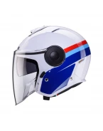 Casca open face CABERG Jet SOHO ZEPHYR - Alb,Albastru,Rosu