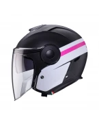 Casca open face CABERG Jet SOHO ZEPHYR - Negru,Alb,Roz mat