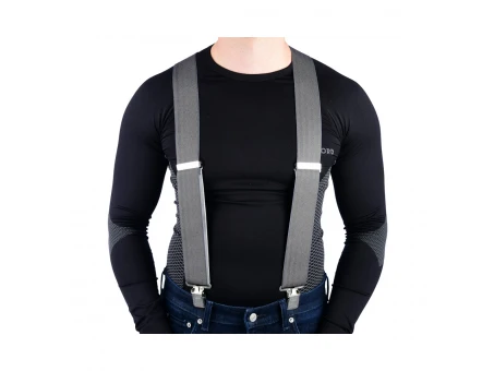Bretele Oxford Suspension pentru pantaloni - Gri