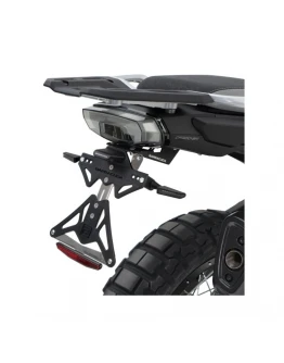 Suport număr inmatriculare BARRACUDA pentru CF MOTO 450 MT, Reglabil - Aluminiu eloxat