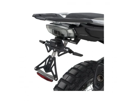 Suport număr inmatriculare BARRACUDA pentru CF MOTO 450 MT, Reglabil - Aluminiu eloxat | CM4104-25
