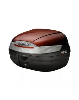 Top case cu capac colorat SHAD SH37 - Rosu