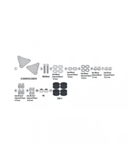 Kit prindere parbriz Kappa 6126DTK pentru Kymco Downtown 350 GT (2024-)