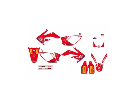 Kit grafic BLACKBIRD HONDA CRF 250R '04-'09, CRF 250X '04-'21 REPLICA TEAM HRC