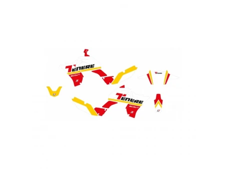 Kit grafic BLACKBIRD YAMAHA TENERE 700 '20-'23 RALLY RIDE culoare Rosu