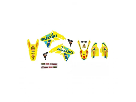 Kit grafic BLACKBIRD SUZUKI RMZ 450 '08-'17 REPLICA SUZUKI KSRT KEVIN STRIJBOS RESTYLE 22