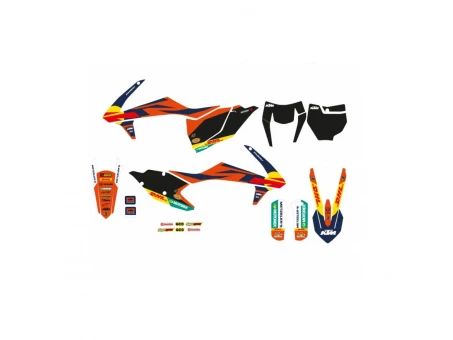 Kit grafic BLACKBIRD KTM SX/SX-F '16-'18, EXC/EXC-F '17-'19 REPLICA KTM FACTORY 23