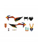 Kit grafic BLACKBIRD KTM SX/SX-F '19-'22, EXC/EXC-F '20-'23 REPLICA KTM FACTORY 23 KTM culoare Portocaliu Negru