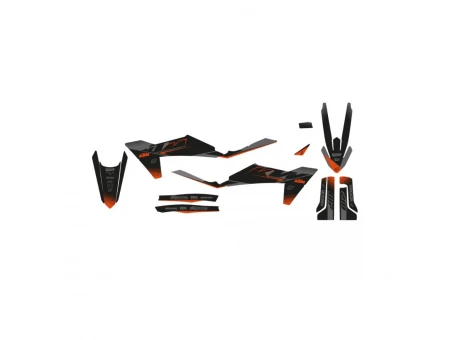Kit grafic BLACKBIRD KTM SX/SX-F '23, EXC/EXC-F '24 MAT BLACK KTM