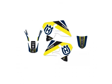 Kit grafic BLACKBIRD HUSQVARNA TE/TC 250/450/510 '05-'07 DREAM 4 culoare Albastru Galben