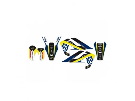 Kit grafic BLACKBIRD HUSQVARNA TC 85 '18-'23 DREAM 4 culoare Galben Negru Alb Albastru
