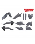 Kit complet carene si kit grafic + husa sa KTM SX-SXF 16-18, EXC 17-19 STEALTH Gri | E5529