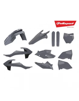 Kit complet carene si kit grafic + husa sa KTM SX-SXF 16-18, EXC 17-19 STEALTH Gri