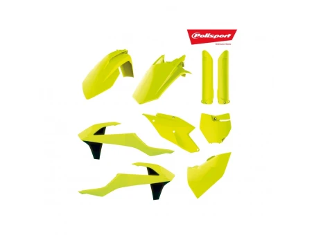 Kit complet carene si kit grafic + husa sa KTM SX-SXF 16-18, EXC 17-19 STEALTH Galben FLUO | E5530