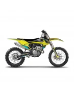 Kit complet carene si kit grafic + husa sa KTM SX-SXF 16-18, EXC 17-19 STEALTH Galben FLUO | E5530