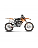 Kit grafic BLACKBIRD + husă șa KTM SX/SX-F '19-'22, EXC/EXC-F '20-'23 DREAM 4 culoare Portocaliu/Negru