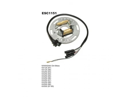 Stator alternator ELECTROSPORT - KAWASAKI KX 125 87-88, 250 83-88, 500 86-88 | ESC1151