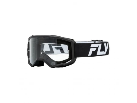 Ochelari moto FLY RACING Focus - Negru/Alb