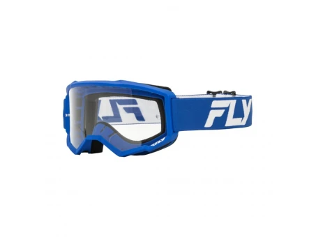 Ochelari moto FLY RACING Focus - Albastru/Alb