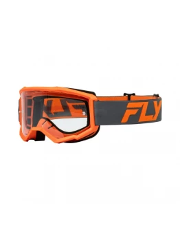 Ochelari moto FLY RACING Focus - Gri/Portocaliu