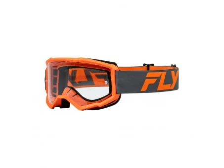 Ochelari moto FLY RACING Focus - Gri/Portocaliu