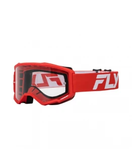 Ochelari moto FLY RACING Focus - Rosu/Alb	