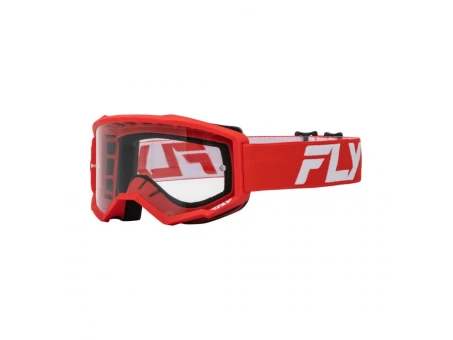 Ochelari moto FLY RACING Focus - Rosu/Alb