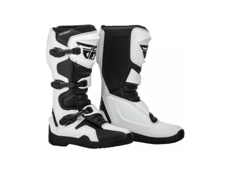 Cizme cross/enduro Maverik Fly Racing- Negru/Alb