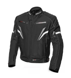 Geaca textil touring Adrenaline Sola 2.0 - Negru/Alb