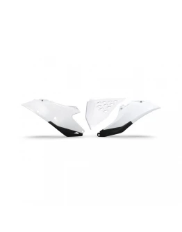 Carene laterale UFO GAS GAS MC 125 / 250 '24, MC-F / EC / EX / EC-F / EX-F 250 / 300 / 350 / 450 / 500 '24, culoare Alb
