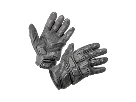 Mănuși moto din piele Gareth Short Fighter Model - Negru | GH1430