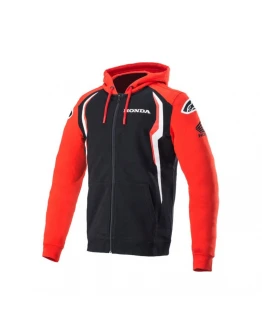 Hanorac cu fermoar Alpinestars Honda - Negru/Alb/Rosu