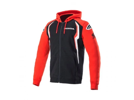 Hanorac cu fermoar Alpinestars Honda - Negru/Alb/Rosu | H20-23200/3010