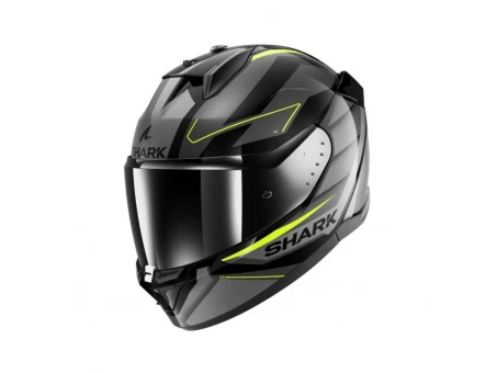 Casca integrala Shark D-Skwal 3 - Negru/Gri/Galben/Mat | HE0922E-KAY