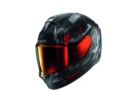Casca integrala SHARK Ridill 2 MOLOKAI Mat - Negru/Gri/Rosu