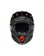 Casca cross-enduro UFO ECHUS CARBON - Gri