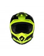 Casca cross-enduro UFO ECHUS - Negru/Galben fluor