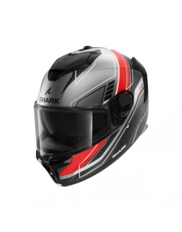 Casca integrala SHARK SPARTAN GT PRO TORYAN MAT - Negru/Gri/Rosu mat