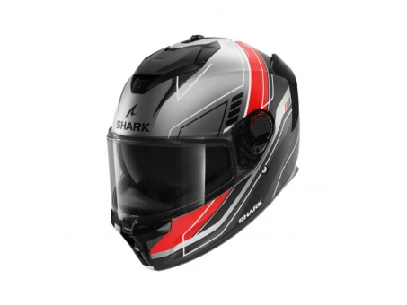 Casca integrala SHARK SPARTAN GT PRO TORYAN MAT - Negru/Gri/Rosu mat