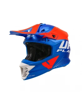 Casca cross-enduro UFO INTREPID - Albastru,Rosu